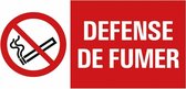 Pickup - Defense de fumer - conform NEN-EN-ISO 7010 bord 30x15 cm