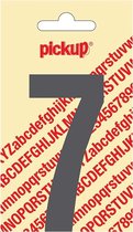 Pickup plakcijfer Nobel Grijs - 90 mm 7