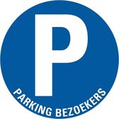 Pickup bord rond diameter 30 cm - Parking bezoekers