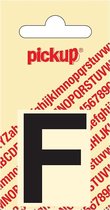 Pickup plakletter Helvetica 40 mm - zwart F