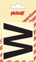 Pickup plakletter Helvetica 60 mm - zwart W