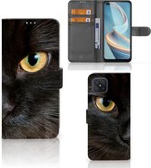 Telefoonhoesje OPPO Reno4 Z Beschermhoesje Zwarte Kat