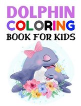 Dolphin Coloring Book for Kids.