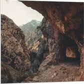 Forex - Rotsen  - 80x80cm Foto op Forex
