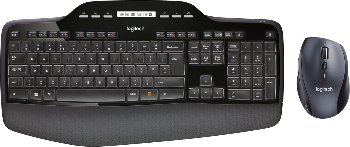 Logitech MK710 - Draadloos Toetsenbord en Muis - Qwerty | bol.com