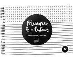 Zoedt invulboekje - herinneringen - dagboekje voor kids - memories and milestones - A5 formaat