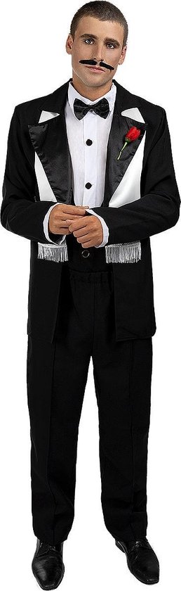 FUNIDELIA The Godfather Kostuum voor mannen - Maat: XL - Zwart