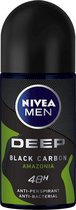 Nivea - Men Deep Black Carbon Amazonia Antiperspirant Roll-On