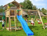 Speeltoestel met Glijbaan en Schommel • Chalet 2-Swing Module 220