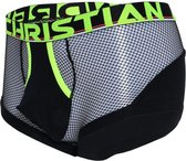 Andrew Christian Almost Naked Retro Net Boxer Zwart - MAAT M - Heren Ondergoed - Boxershort voor Man - Mannen Boxershort