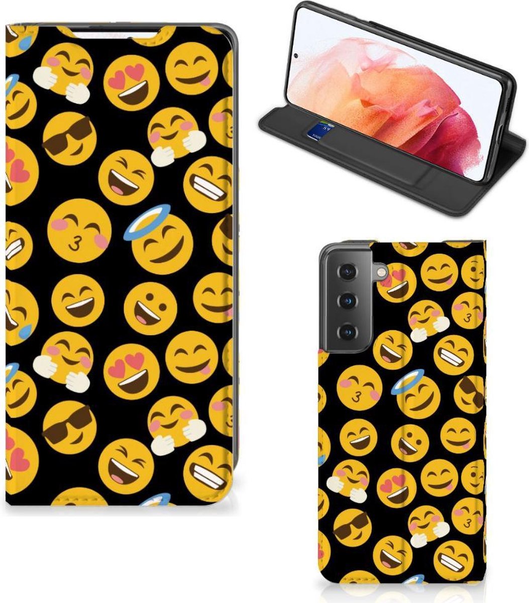 Samsung Galaxy S21 Hoesje met Magneet Emoji