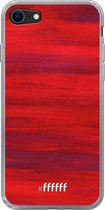 6F hoesje - geschikt voor iPhone 8 - Transparant TPU Case - Scarlet Canvas #ffffff