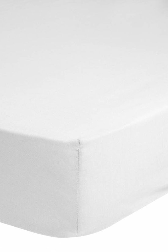 Drap housse Good Morning Iron Free Cotton - Blanc Dimensions: 140x200cm