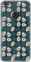 6F hoesje - geschikt voor Huawei P8 Lite (2017) -  Transparant TPU Case - Avocado's #ffffff