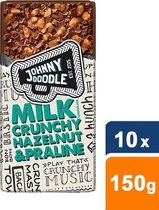 Johnny Doodle - Milk Crunchy Hazelnut & Praline - 10x 150g