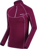 Yonder Top met Lange Mouwen en Halve Rits met Vochtregulatie - Outdoortrui - Vrouwen - Pimpelpaars