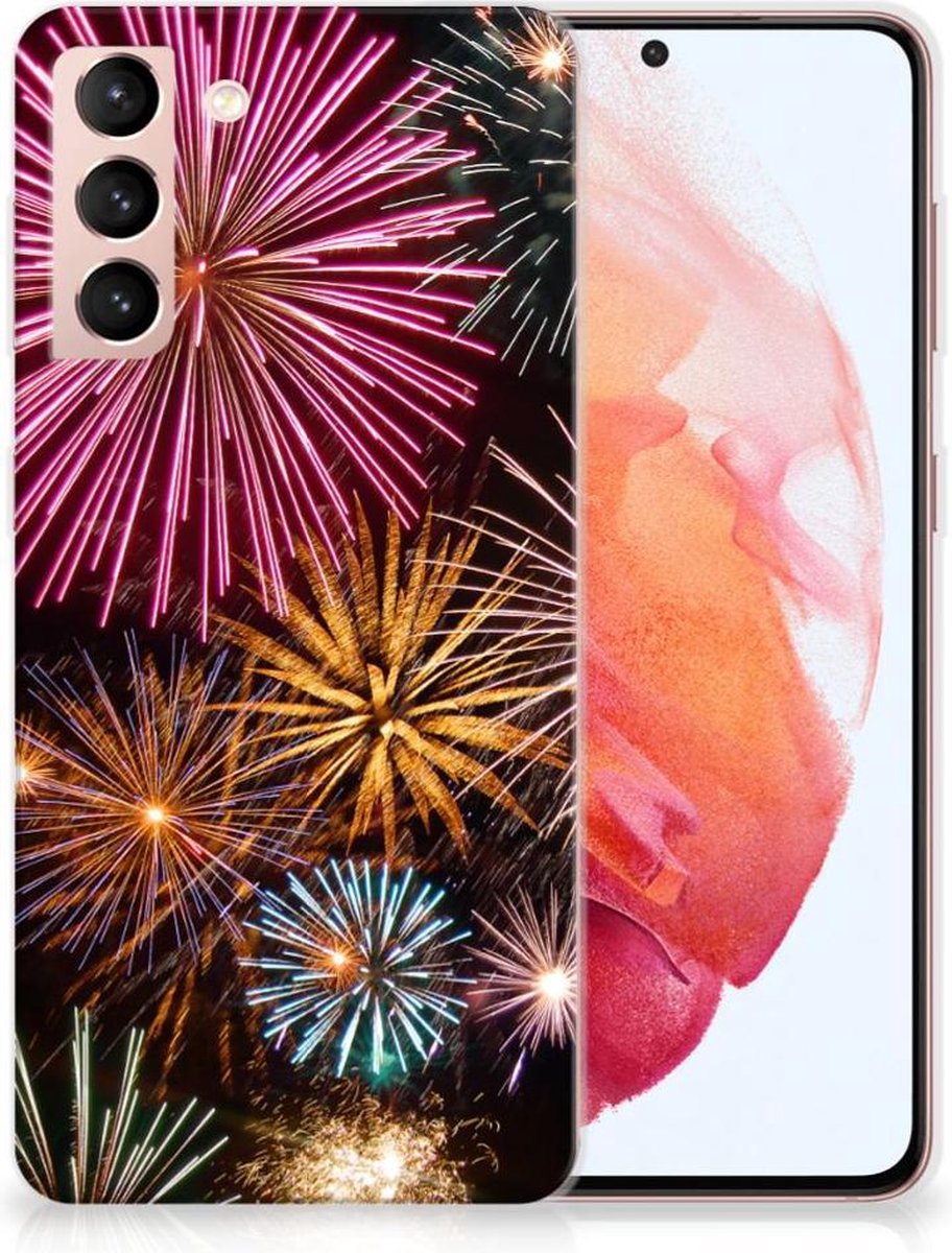 Samsung Galaxy S21 Silicone Back Cover Vuurwerk