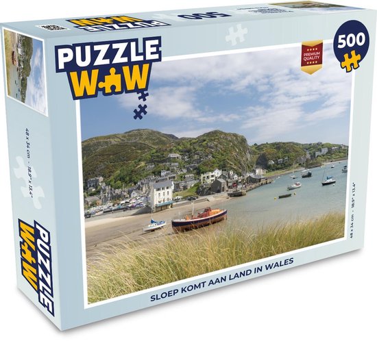 rouw Zoek machine optimalisatie hun Puzzel 500 stukjes Sloep - Sloep komt aan land in Wales - PuzzleWow heeft  +100000 puzzels | bol.com