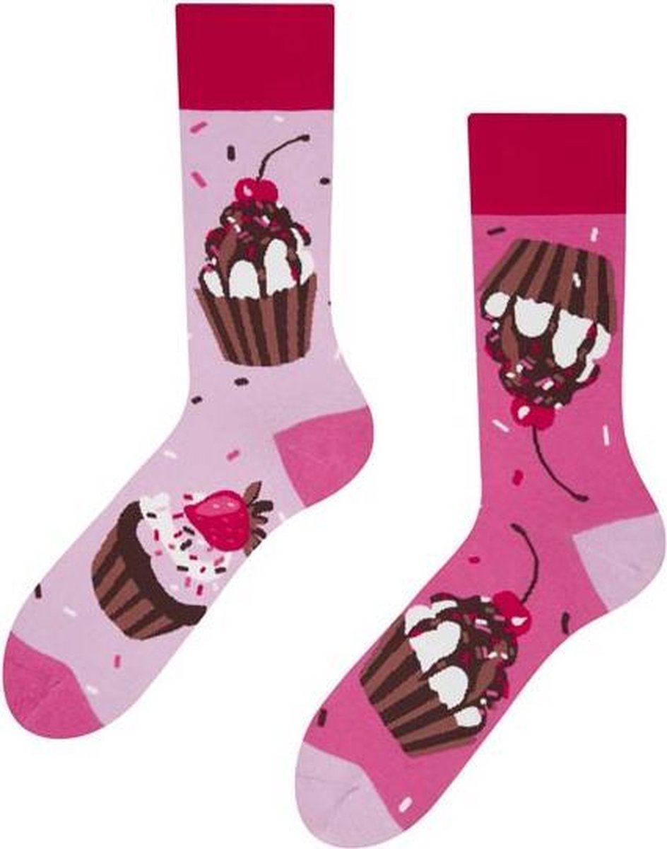 Dedoles Sokken - Roze Cupcakes - Maat 43-46