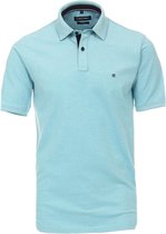 Casa Moda Polo Shirt Comfort Fit Effen Stretch Turquoise - L