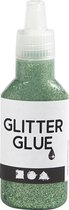 Glitterlijm. groen. 25 ml/ 1 fles