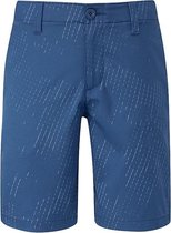 Match Play Printed Short - Petrol Blue