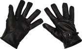 MFH - Western handschoenen  -  Leer  -  Zwart - MAAT XL