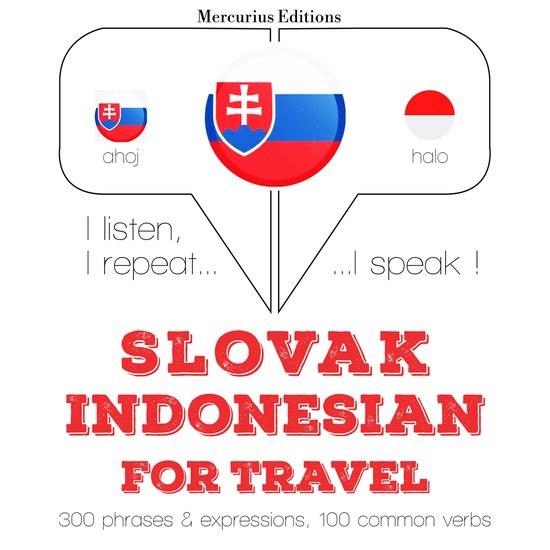 Slovenský - Indonesian: Na cestovanie - cover