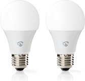SmartLife Multicolour Lamp | 2-Pack | E27 | 470 lm | 6 W | Dimbaar Wit / RGB / Warm Wit | RGB + 2700 K | Android & iOS | Wi-Fi