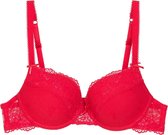 LingaDore - Daily Lace Gel Push-Up Beha - Maat 75C - Rood - 1400
