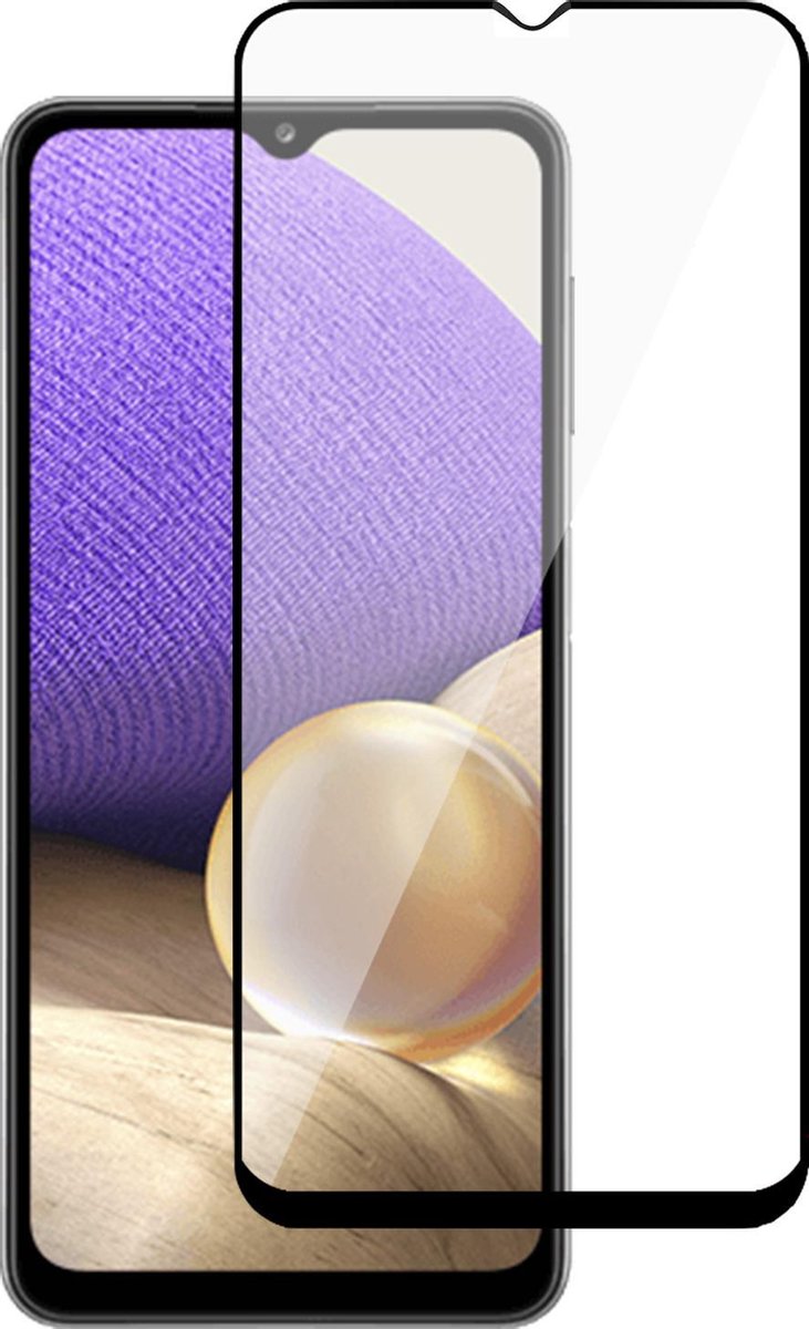 Screenprotector geschikt voor Samsung A32 5G - FullGuard Glas Screen Protector