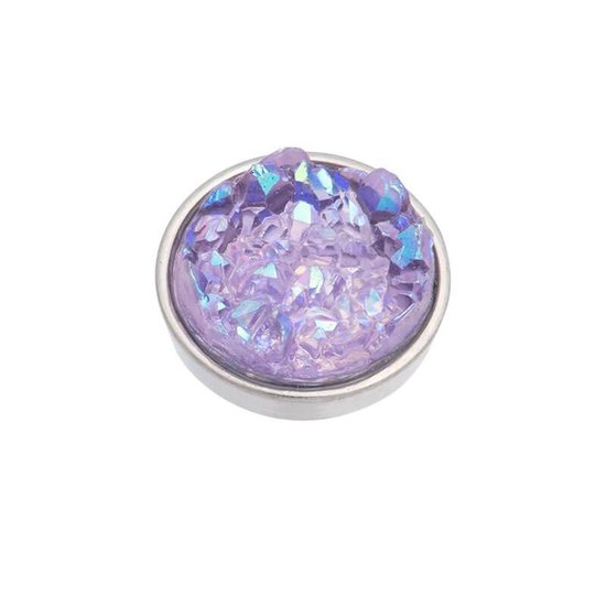 iXXXi-Jewelry-Top Part Drusy Purple-Zilver-dames--One size