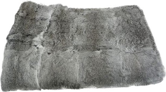 tapis lapin gris 130x180cm