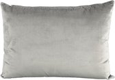 PTMD Janne Velvet Grey cushion rectangle