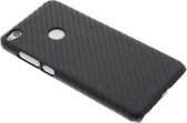 Carbon Hardcase Backcover Huawei P8 Lite (2017) hoesje - Zwart