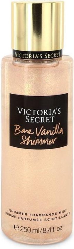 Ruwe slaap Mechanica schaduw Victorias Secret Bare Vanilla Shimmer Body Mist 250ml Spray | bol.com