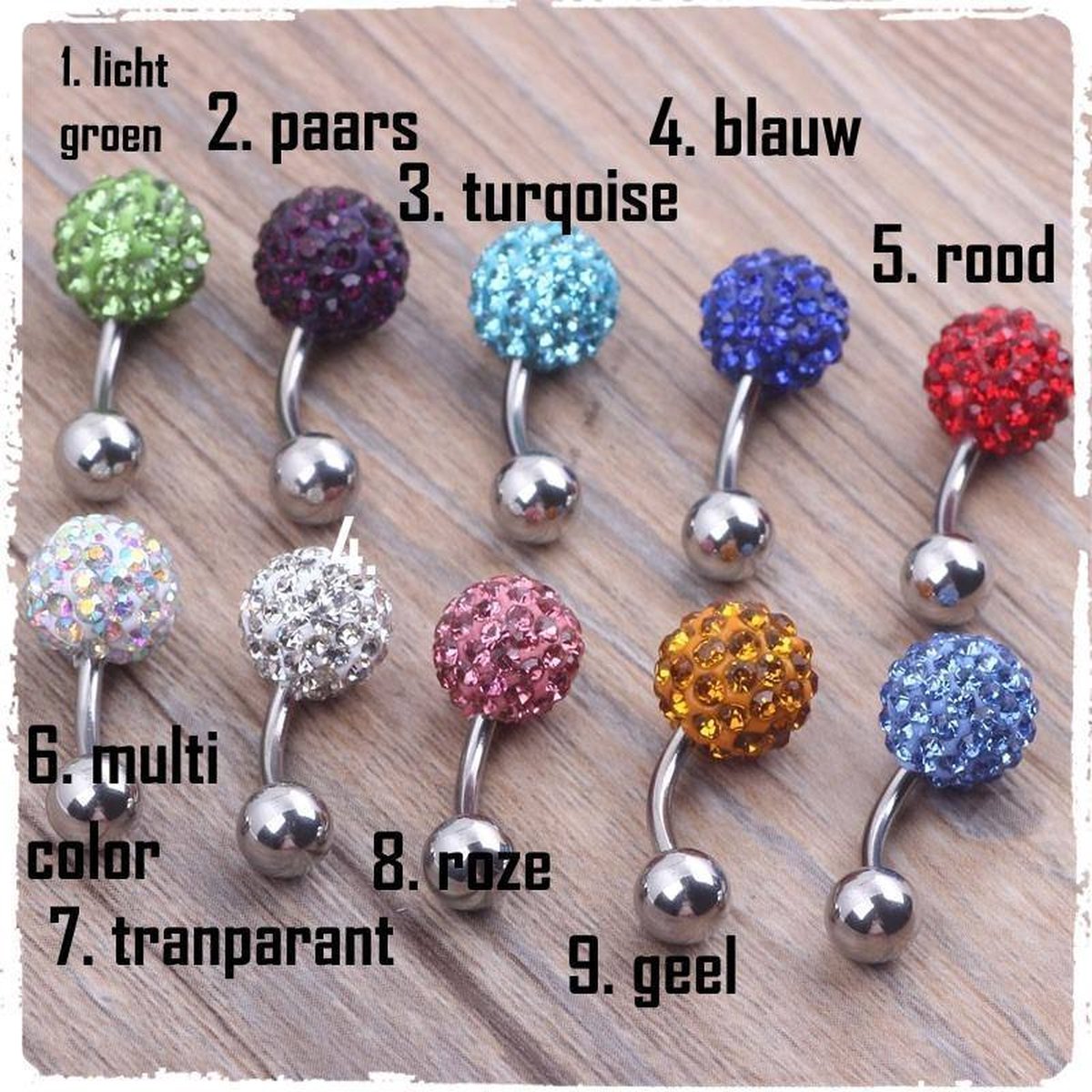 Aramat Jewels | Navelpiercings | Gele Kristal Navelpiercing met Chirurgisch Staal | | | |8mm | Staal | Volwassenen | Verkleurd niet