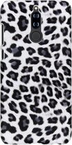 Luipaard Design Backcover Huawei Mate 10 Lite hoesje - Wit