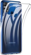 Shop4 - Samsung Galaxy M31 Hoesje - Zachte Back Case Transparant