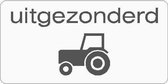 Onderbord Uitgezonderd landbouwvoertuigen (tractor) (OB55) - aluminium - DOR 60 x 30 cm