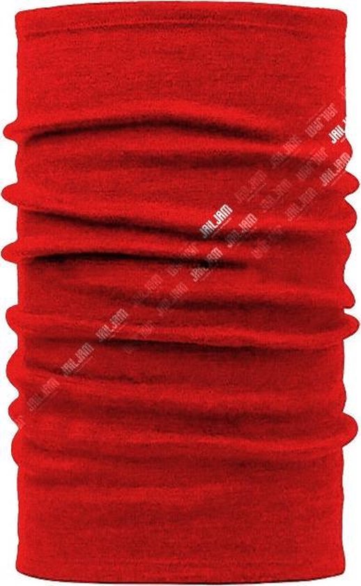 Jail Jam Skikraag Solid 20 X 44 Cm Polyester Rood