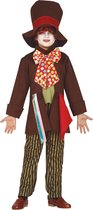 Fiestas Guirca Verkleedkostuum Hatter Jongens Bruin Mt 7-9 Jaar