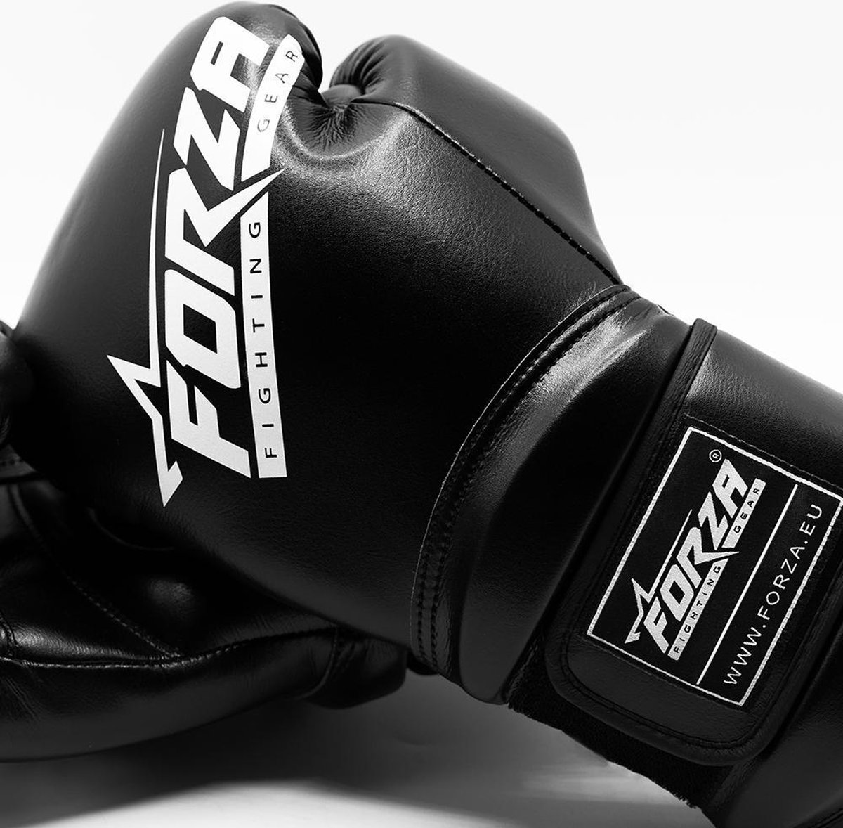 Forza Boxing Gloves - Microfiber VEGAN - Black - 14oz