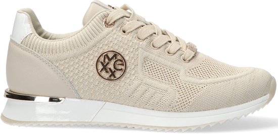 Mexx Dames Lage sneakers Gitte - Beige - Maat 38 | bol.com