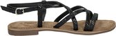 Lazamani Sandalen zwart - Maat 42