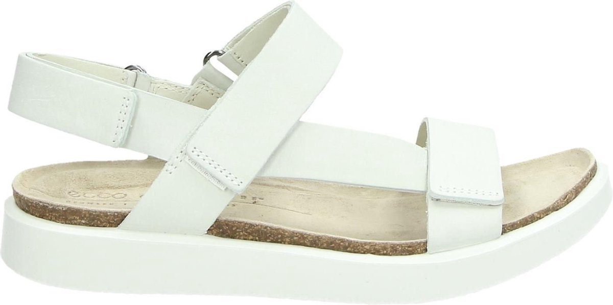 ECCO Corksphere dames sandaal Wit - Schoenen.nl