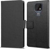 Motorola Moto E7 hoesje - Book Wallet Case - zwart