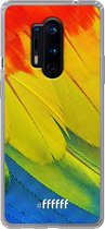 OnePlus 8 Pro Hoesje Transparant TPU Case - Macaw Hues #ffffff