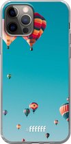 6F hoesje - geschikt voor iPhone 12 - Transparant TPU Case - Air Balloons #ffffff