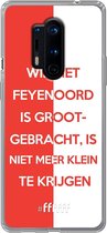 6F hoesje - geschikt voor OnePlus 8 Pro -  Transparant TPU Case - Feyenoord - Grootgebracht #ffffff